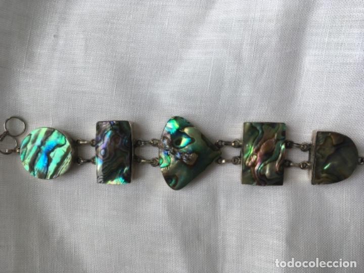 Joyeria: Pulsera de n&aacute;car de plata de ley. - Foto 1