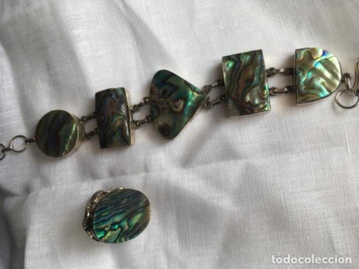 Joyeria: Pulsera de n&aacute;car de plata de ley. - Foto 3