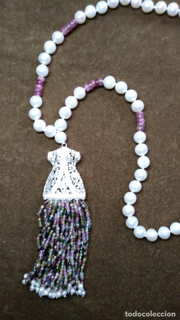 Joyeria: COLLAR DE PERLA Y TURMALINAS, - Foto 2