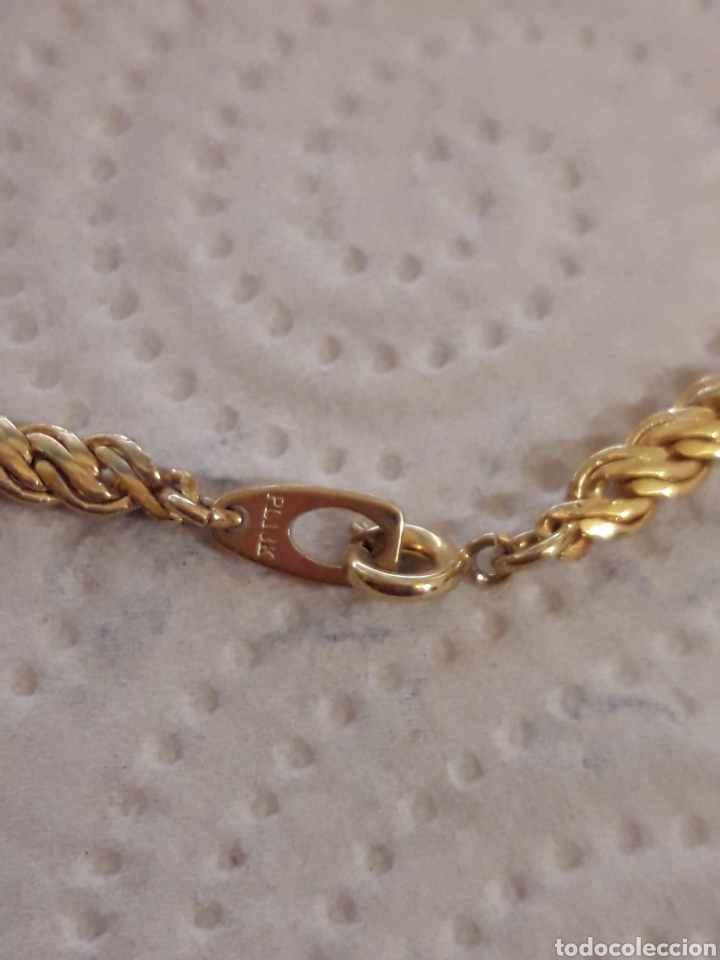 60 cms. chapada en oro pl 18k. - Sold 
