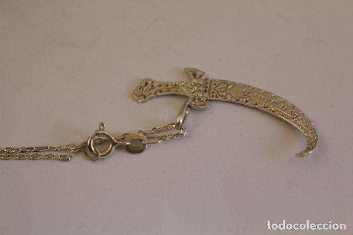 Joyeria: collar daga en plata de ley 925 - Foto 7