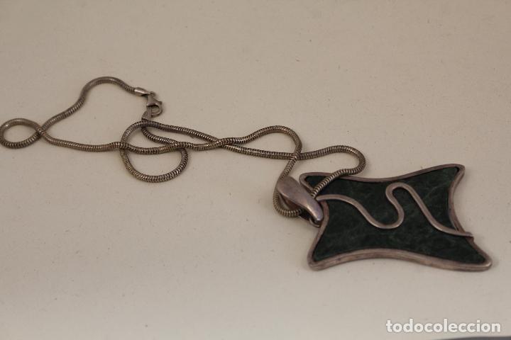 Joyeria: collar en plata de ley con cuarzo verde - Foto 4
