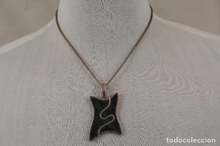 Joyeria: collar en plata de ley con cuarzo verde - Foto 5