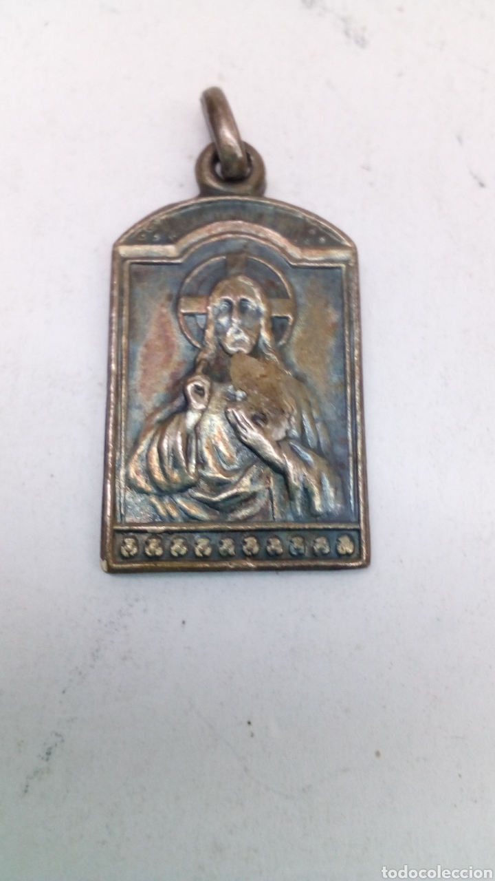 Joyeria: Colgante religioso de plata - Foto 1