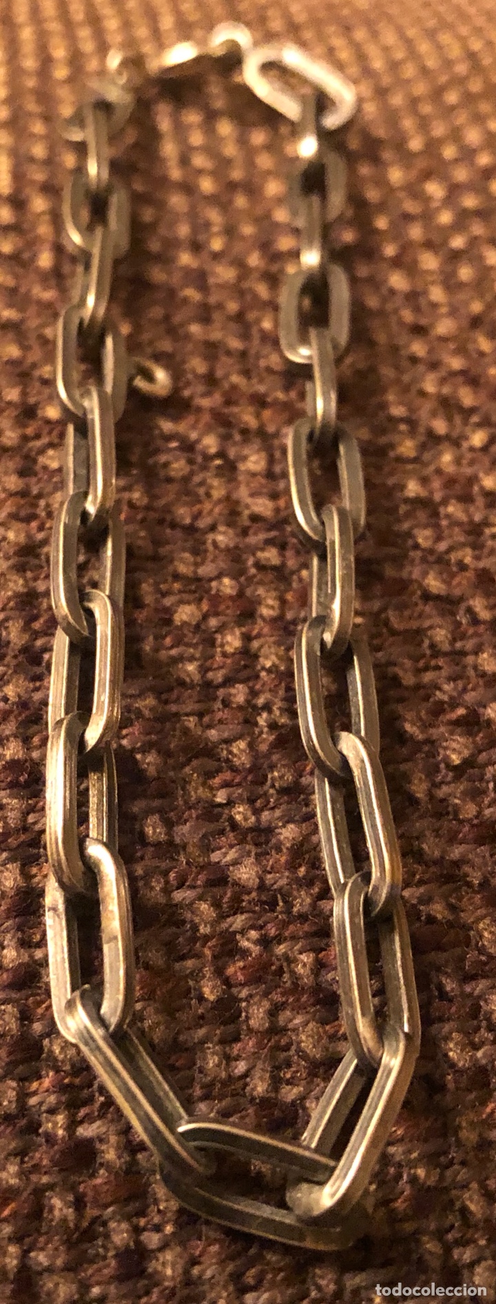 Joyeria: Pulsera de plata envejecida, de eslavones - Foto 2