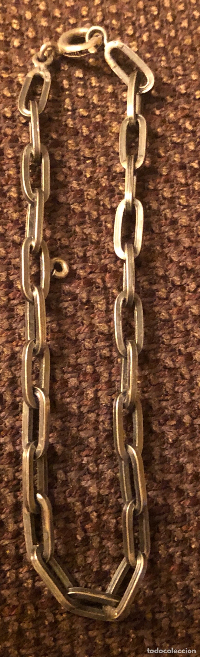 Joyeria: Pulsera de plata envejecida, de eslavones - Foto 3