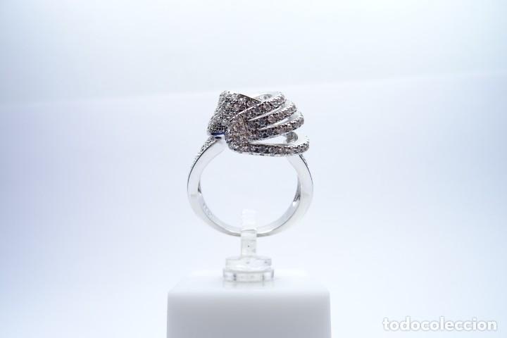 Joyeria: Anillo en plata 925 con cuajado de circonios naturales - Foto 6
