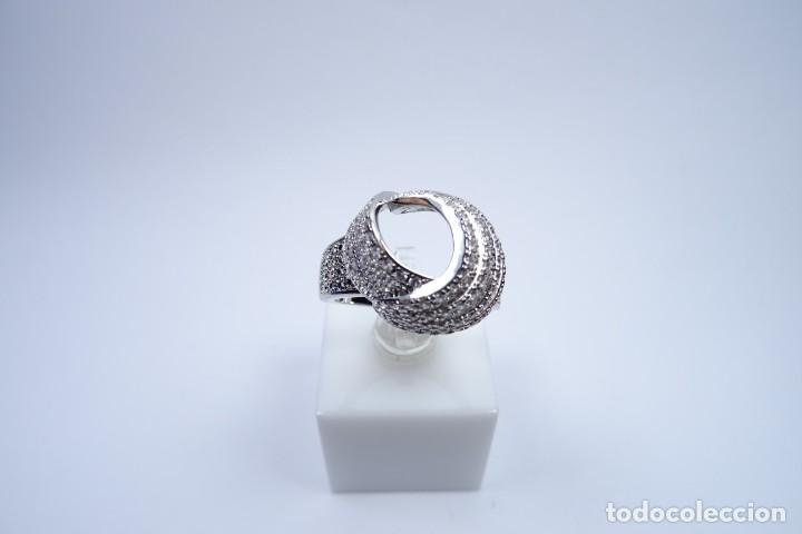 Joyeria: Anillo en plata 925 con cuajado de circonios naturales - Foto 8