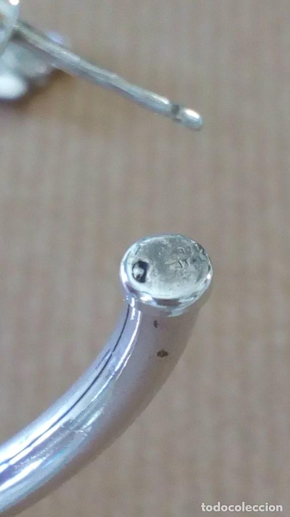 Joyeria: Preciosos pendientes de plata y esmalte - Foto 10