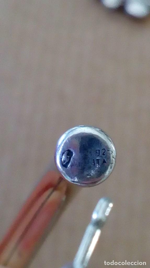 Joyeria: Preciosos pendientes de plata y esmalte - Foto 11