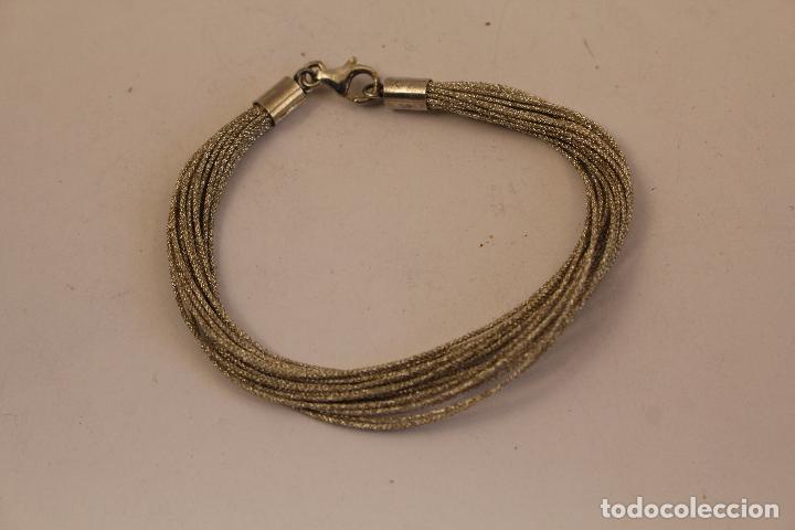 Joyeria: pulsera 20 hilos en plata de ley 925 - Foto 2