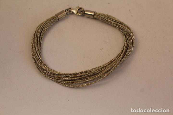 Joyeria: pulsera 20 hilos en plata de ley 925 - Foto 5