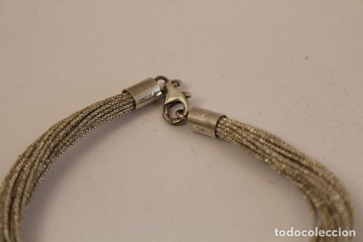 Joyeria: pulsera 20 hilos en plata de ley 925 - Foto 7