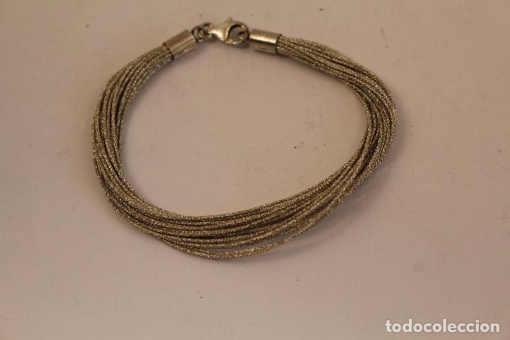 Joyeria: pulsera 20 hilos en plata de ley 925 - Foto 1