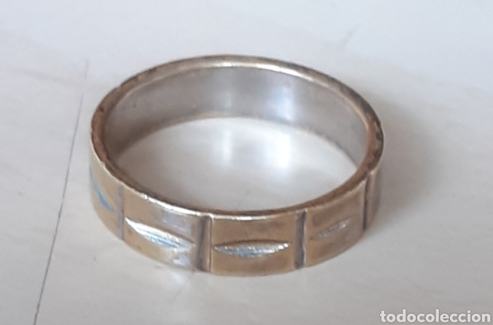 Joyeria: ANTIGUO ANILLO DORADO SIN GRABAR. - Foto 2