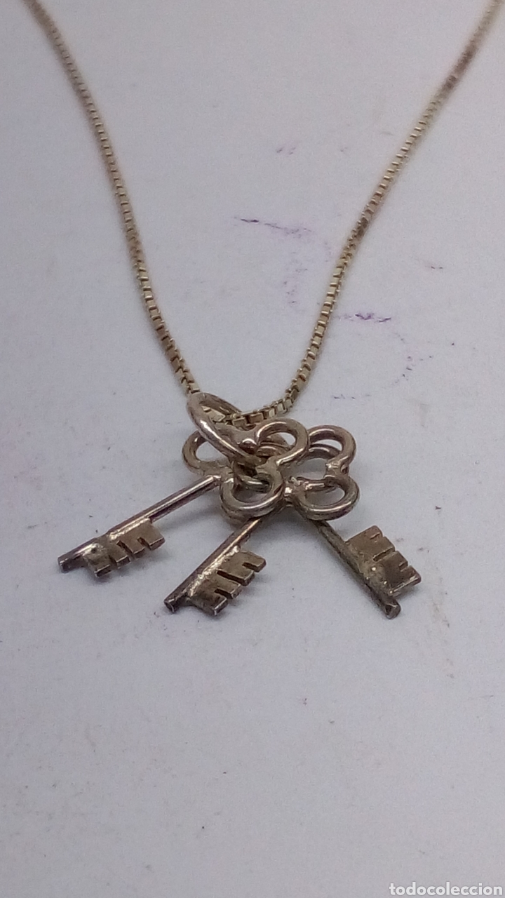 Joyeria: Collar y colgante de plata - Foto 1