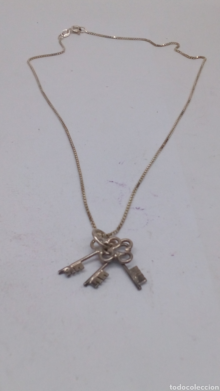 Joyeria: Collar y colgante de plata - Foto 2