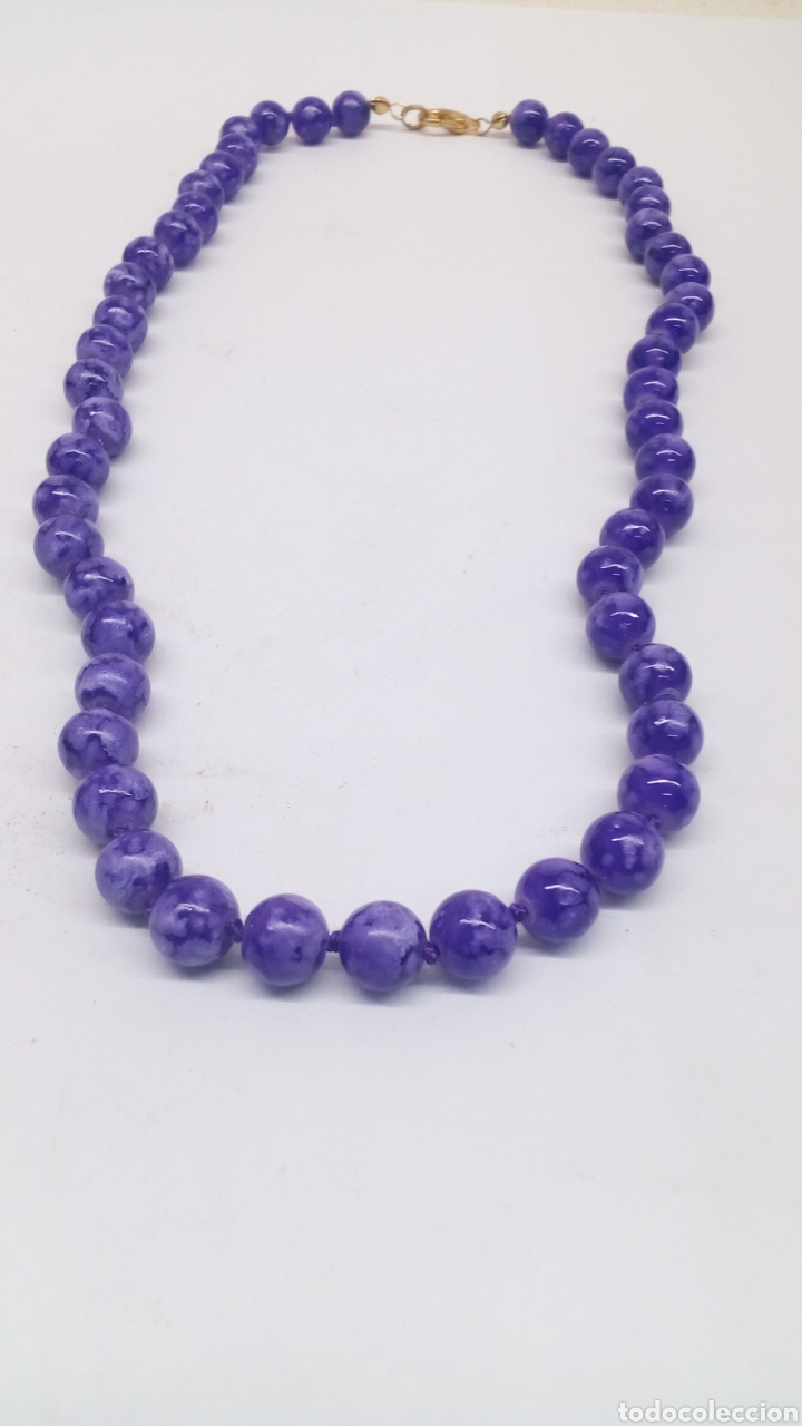 Joyeria: Collar Fossil cristal anudado - Foto 2
