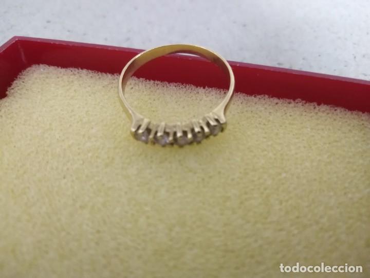 Joyeria: Anillo oro y circonios (de compromiso) 18 kilts - Foto 2