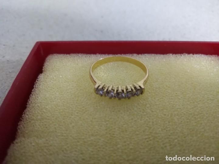 Joyeria: Anillo oro y circonios (de compromiso) 18 kilts - Foto 5