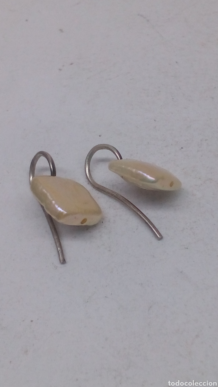 Joyeria: Pendiente de plata y perlas /P197 - Foto 1