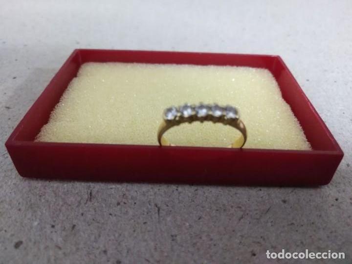 Joyeria: Anillo oro y circonios (de compromiso) 18 kilts - Foto 1