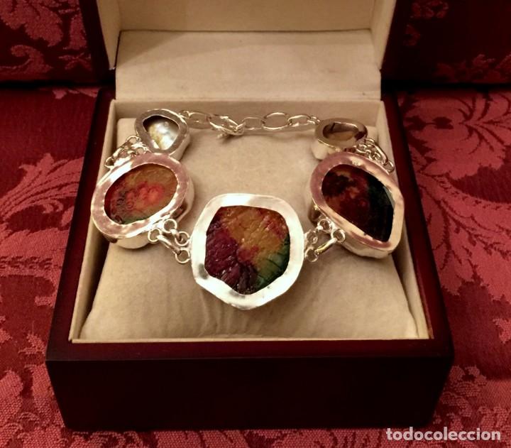 Joyeria: PULSERA CON CUARZOS SOLARES Y PERLAS BARROCAS - 46 GRAMOS. - Foto 4