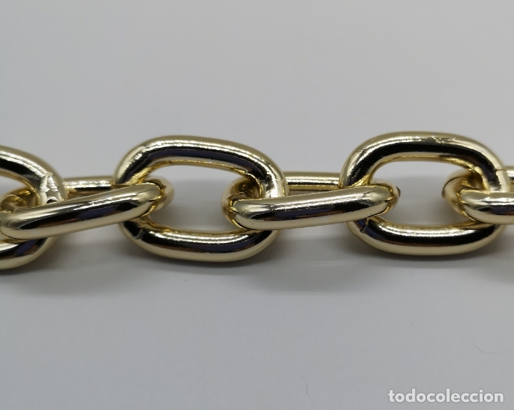 Joyeria: Moderna y sofisticada gargantilla de grandes argollas con ba&ntilde;o de oro . - Foto 8