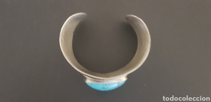Joyeria: #462 BRAZALETE CON PIEDRA CENTRAL AZUL AJUSTABLE - Foto 2