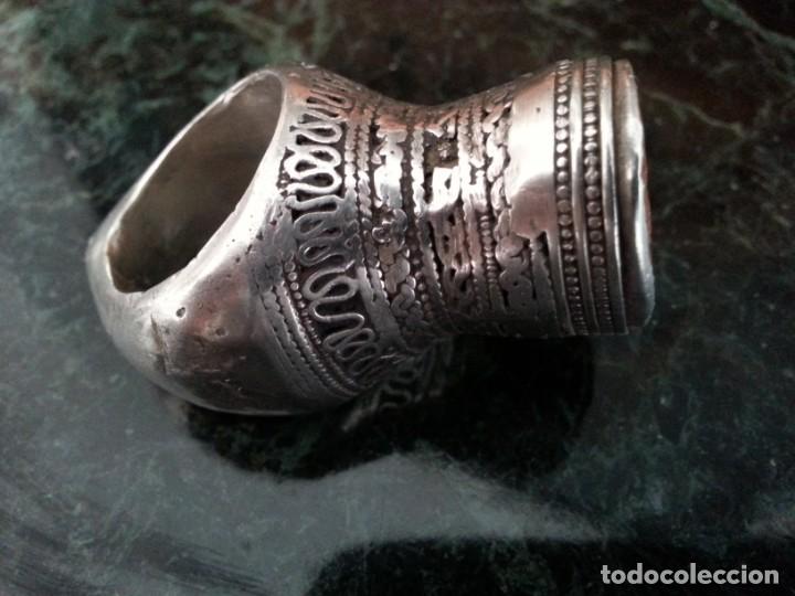 Joyeria: Anillo antiguo plata con sello - Foto 6
