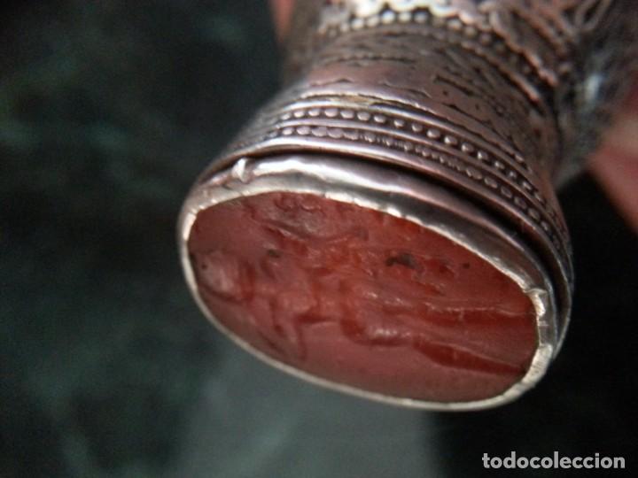 Joyeria: Anillo antiguo plata con sello - Foto 9