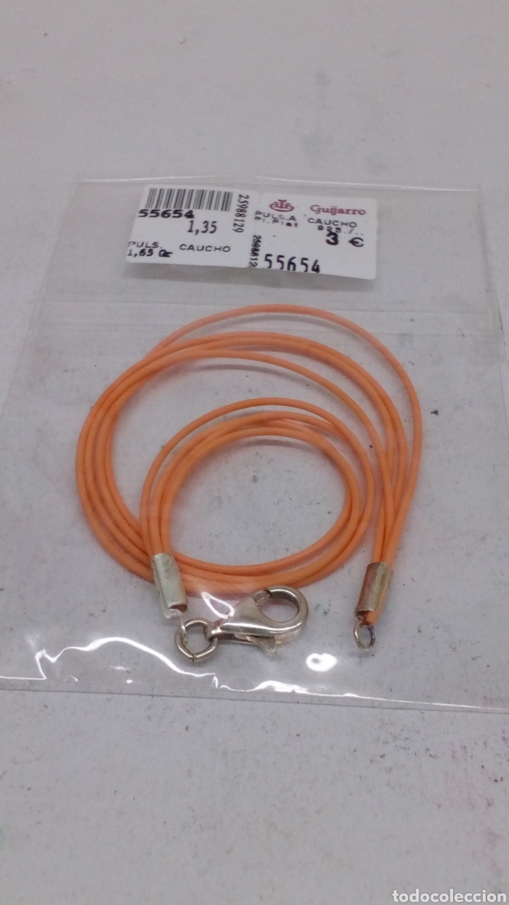 Joyeria: Pulsera caucho y plata - Foto 1