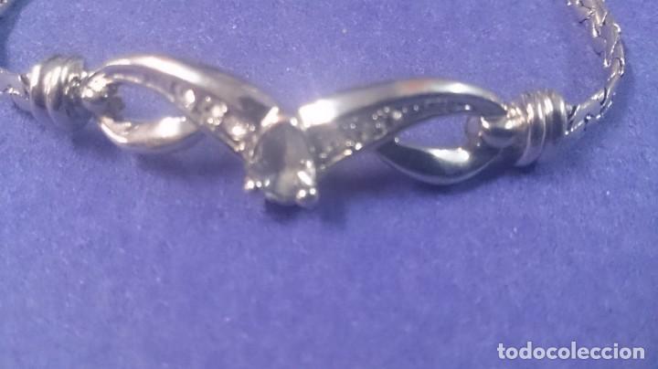 Joyeria: Pulsera de brillantes plateada y rodio - Foto 10