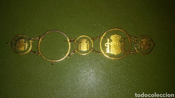 Joyeria: ANTIGUA PULSERA ESCUDOS EN ORO - Foto 1
