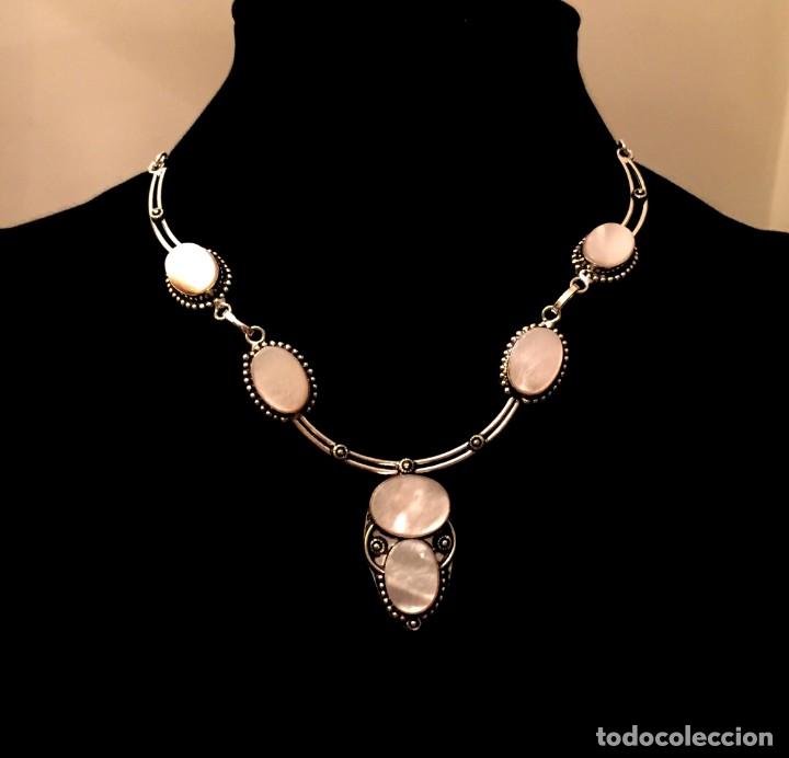 Joyeria: COLLAR - GARGANTILLA CON MADREPERLAS - 28 GRAMOS. - Foto 1
