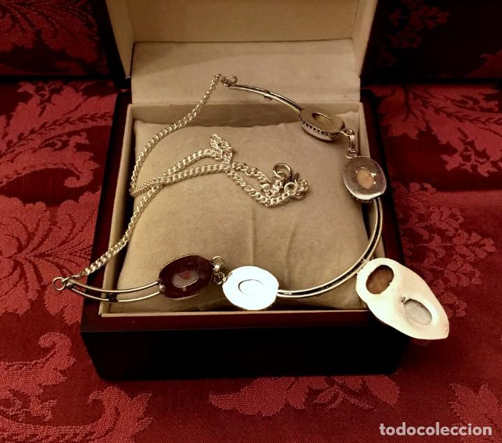 Joyeria: COLLAR - GARGANTILLA CON MADREPERLAS - 28 GRAMOS. - Foto 3