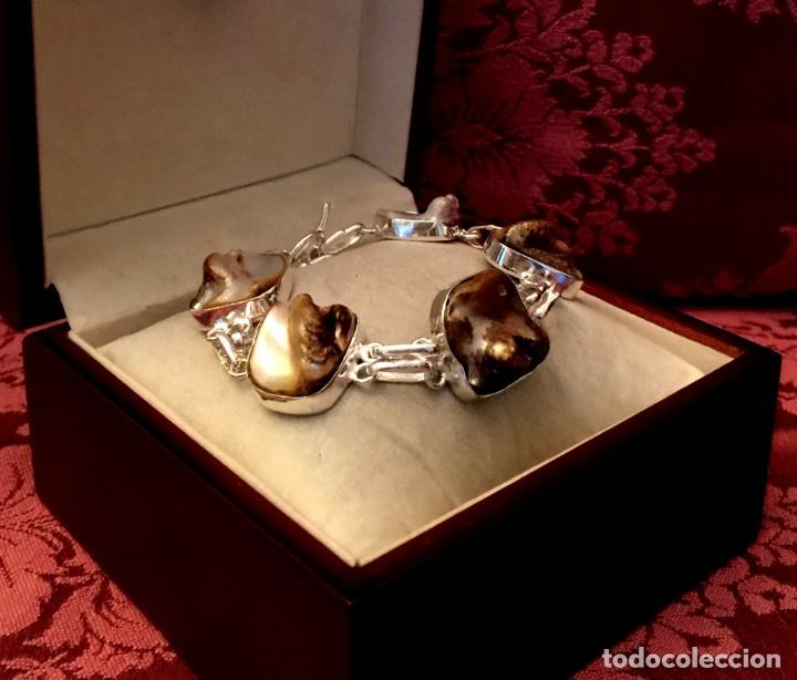 Joyeria: PULSERA CON PERLAS BIWA - 27 GRAMOS. - Foto 2