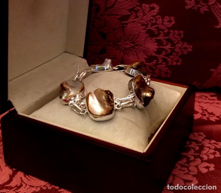 Joyeria: PULSERA CON PERLAS BIWA - 27 GRAMOS. - Foto 4