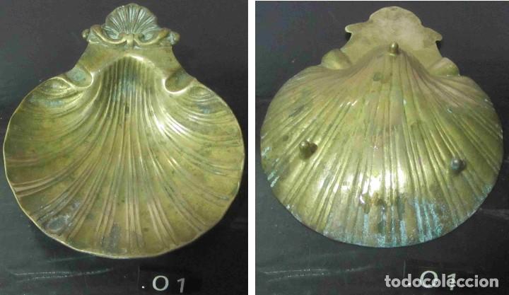 Joyeria: LOTE DE 4 CONCHAS en diferentes materiales y tama&ntilde;os. - Foto 3