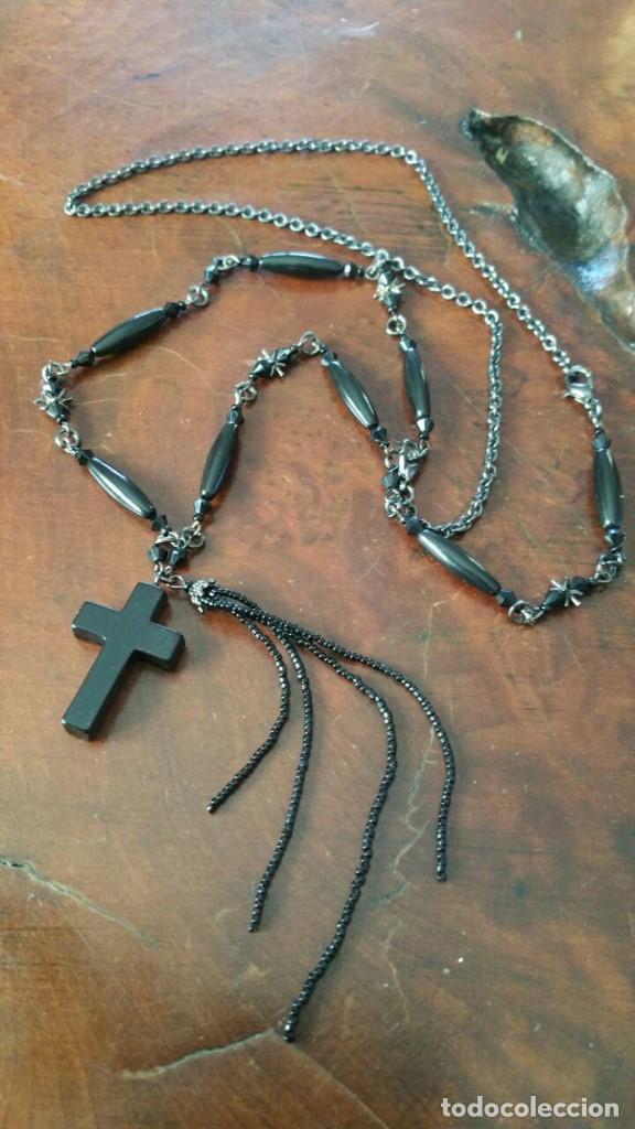 Joyeria: COLLAR DE ONIX CON CRUZ - ESTILO ROSARIO - Foto 1
