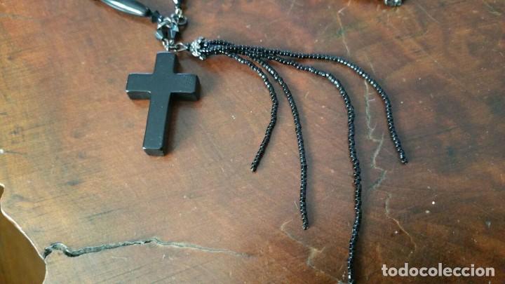 Joyeria: COLLAR DE ONIX CON CRUZ - ESTILO ROSARIO - Foto 2