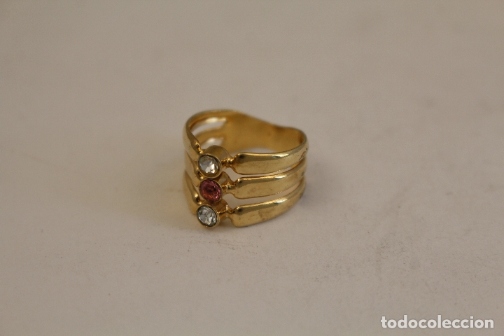Joyeria: anillo chapado en oro - Foto 2