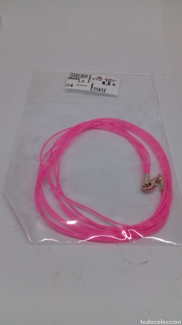 Joyeria: Collar de plata y caucho - Foto 1