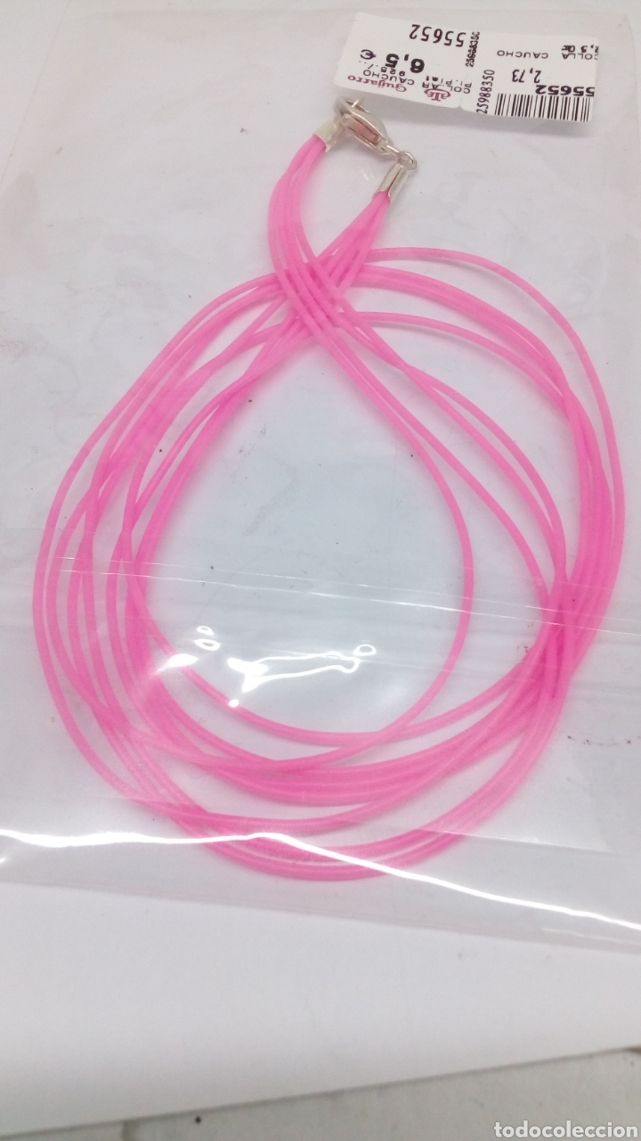 Joyeria: Collar de plata y caucho - Foto 1