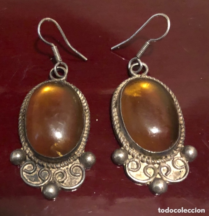 Joyeria: Preciosa pareja de pendientes de plata - Foto 2