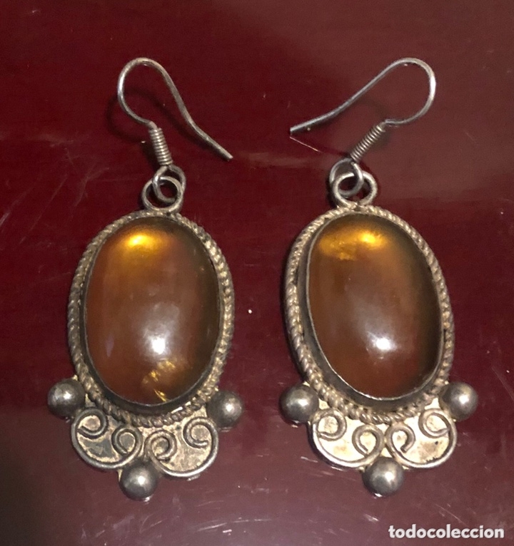 Joyeria: Preciosa pareja de pendientes de plata - Foto 1