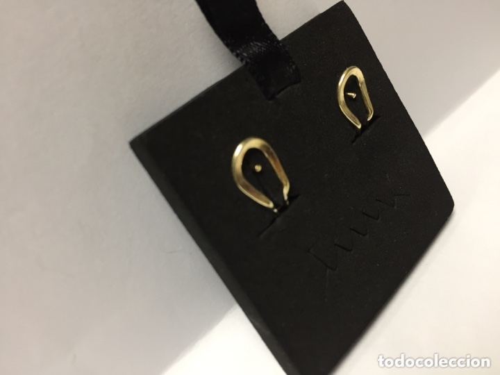 Joyeria: Pendientes de plata chapado en oro bicolor - Foto 3