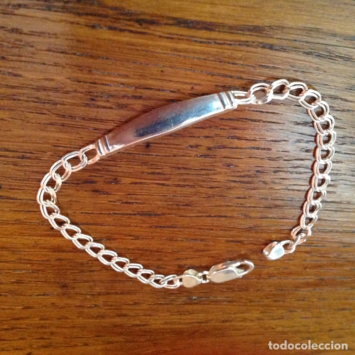 pulsera de plata de ley. no me olvides. - Comprar Pulseras Antiguas en  todocoleccion - 172844959