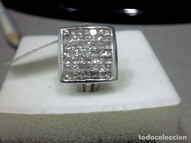 Joyeria: ANILLO ORO BLANCO 18 KL Y DIAMANTES princesa - Foto 5