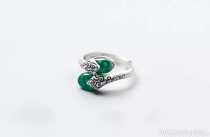 Joyeria: Anillo de Plata y Jade ENV&Iacute;O GRATIS!! - Foto 1